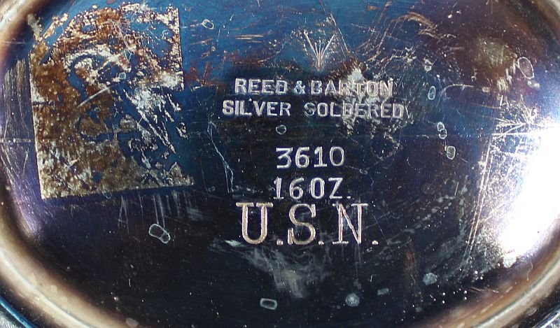 U.S. Navy Reed & Barton Silver Plated Pitcher — image 3