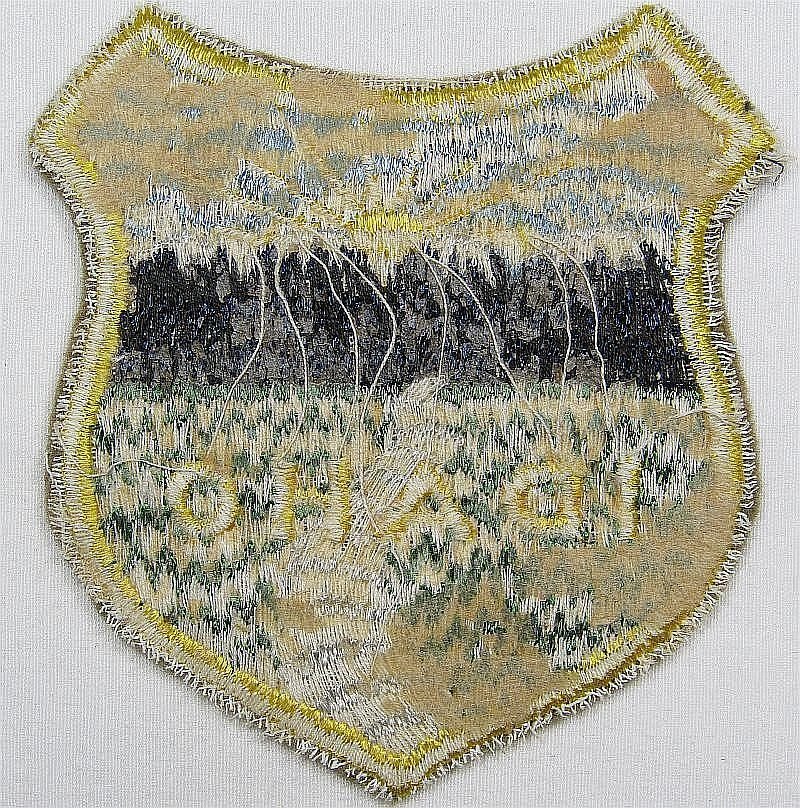 University of Idaho ROTC Patch / Early Type With Wool Border — image 2
