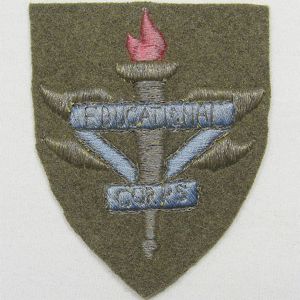 WWI Educational Corps Patch
