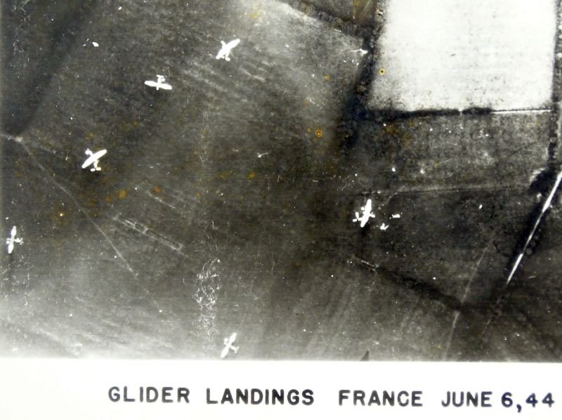 Original Aerial Reconnaissance Photograph of the D-Day Normandy Glider Landings June 6, 1944 — image 2