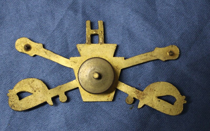 Pre WWI PA NG H Co Cavalry Cap Badge — image 2
