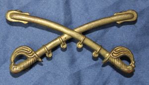 Model 1872 Cavalry Hat Badge
