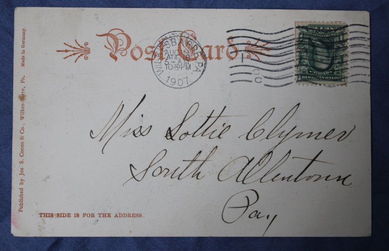 GAR Conyngham Post Wilkes-Barre PA Postcard — image 2