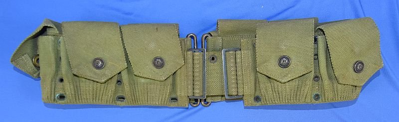 U.S. Army Model 1910 Rimmed Eagle Snap 10 Pocket Cartridge Belt — image 3