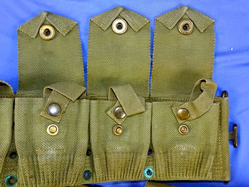 U.S. Army Model 1910 Rimmed Eagle Snap 10 Pocket Cartridge Belt — image 5