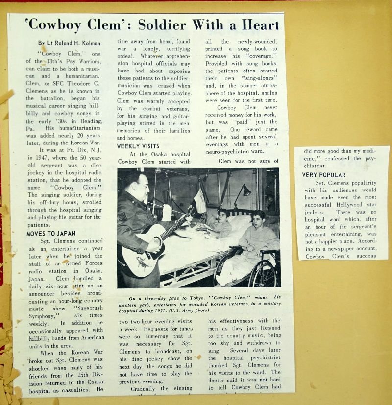 Large Scrapbook and Photo Album of a Korean War Era U.S. Army Armed Forces Network Broadcaster — image 13