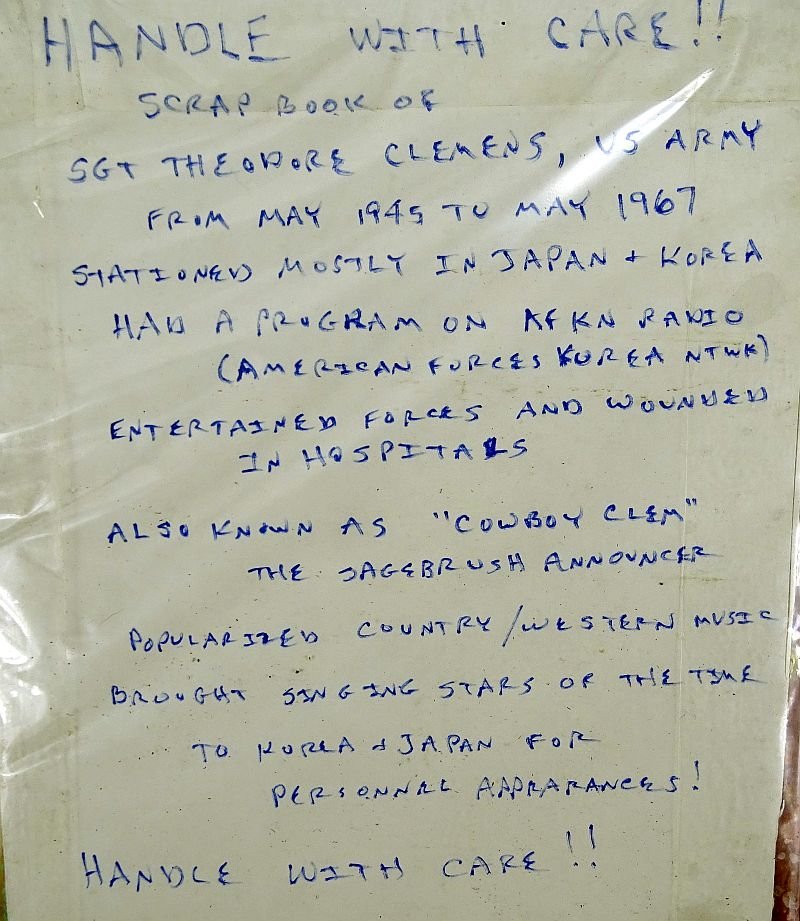 Large Scrapbook and Photo Album of a Korean War Era U.S. Army Armed Forces Network Broadcaster — image 3