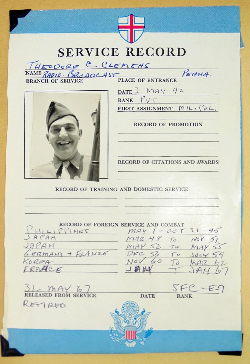 Large Scrapbook and Photo Album of a Korean War Era U.S. Army Armed Forces Network Broadcaster — image 4