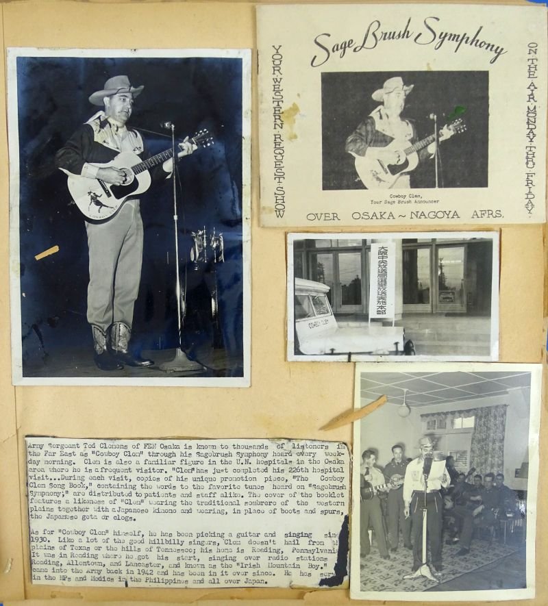 Large Scrapbook and Photo Album of a Korean War Era U.S. Army Armed Forces Network Broadcaster — image 8