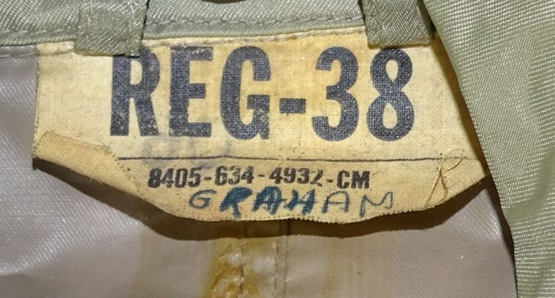 Named Korean War Era U.S. Army Raincoat Size 38 Regular — image 2