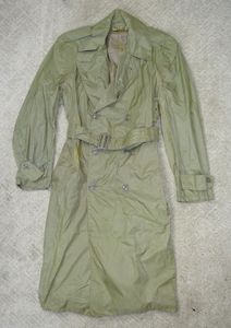 Named Korean War Era U.S. Army Raincoat Size 38 Regular
