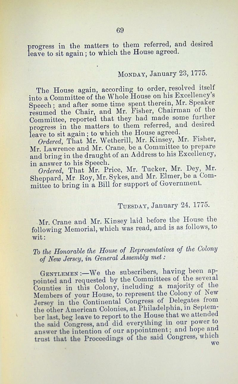 1879 Minutes of the Provincial Congress and the Council of Safety of the State of New Jersey — image 2