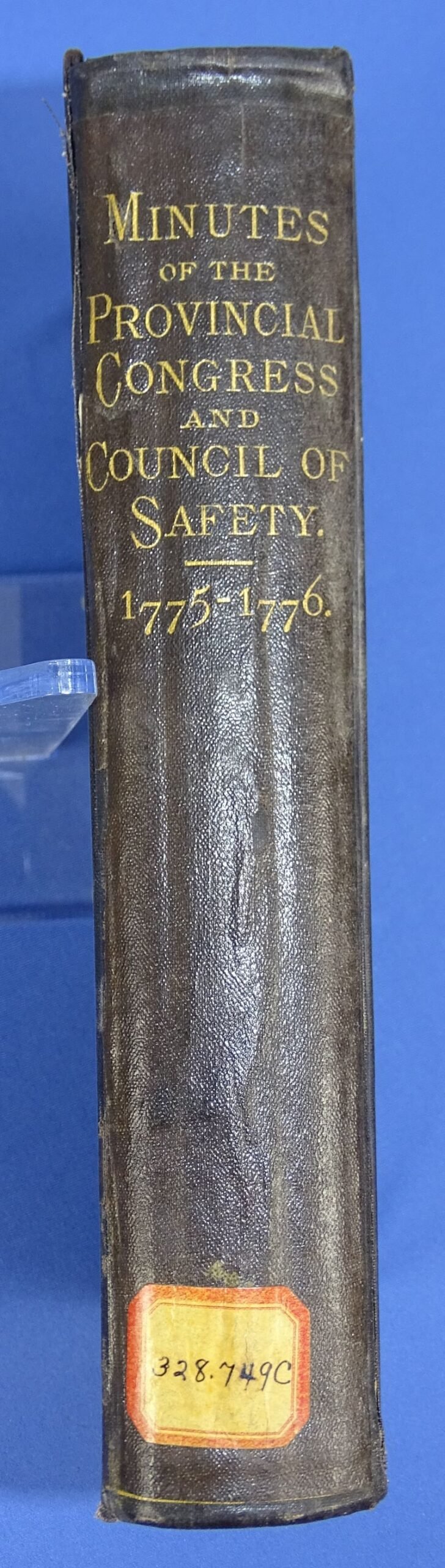 1879 Minutes of the Provincial Congress and the Council of Safety of the State of New Jersey — image 4