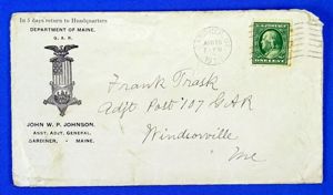 Maine GAR Envelope