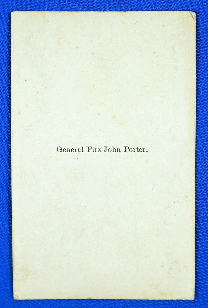Civil War Carte de Visite of Union General Fitz John Porter — image 2
