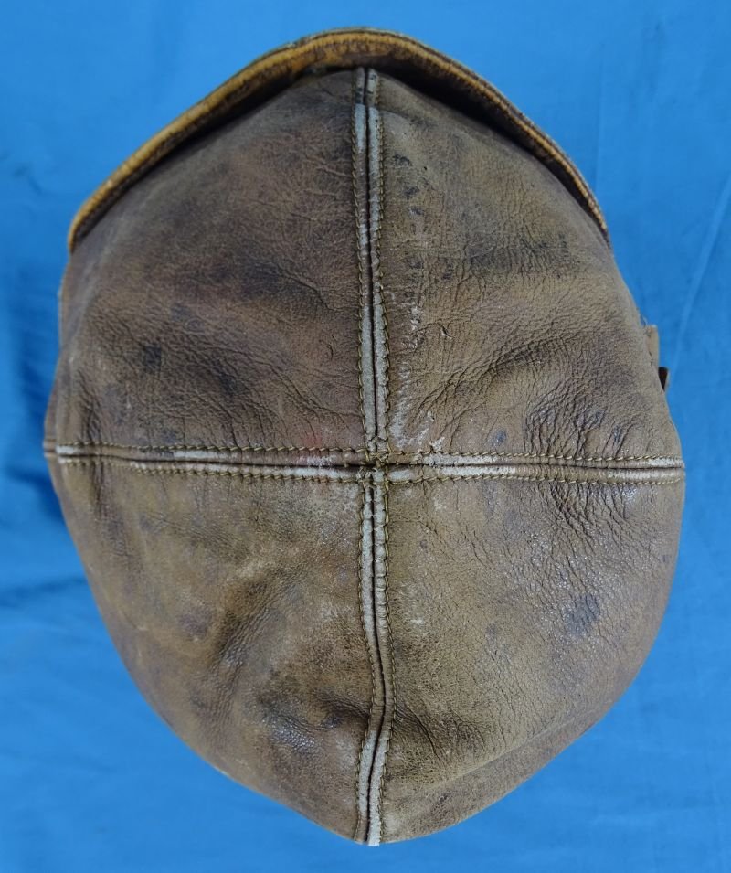 WWI Pilot's Leather Flying Helmet — image 6