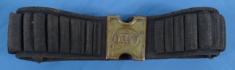 1886 Ohio National Guard Mills & Orndorff Cartridge Belt — image 2