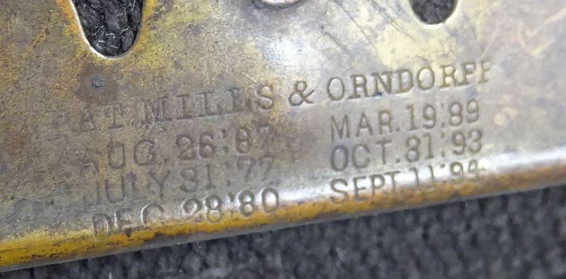 1886 Ohio National Guard Mills & Orndorff Cartridge Belt — image 4