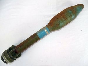 U.S. Korean War Super Bazooka M29A2 Inert Practice Rocket Round