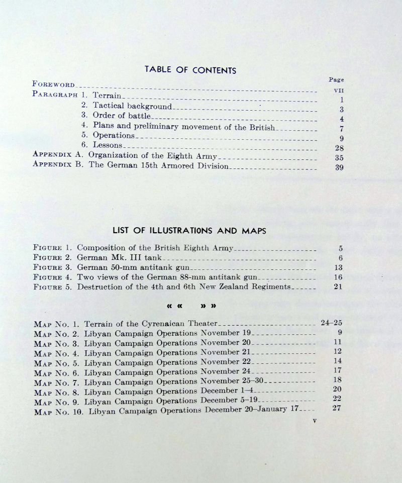 1942 Restricted Publication: The Libyan Campaign – November 1941 to January 1942 — image 2