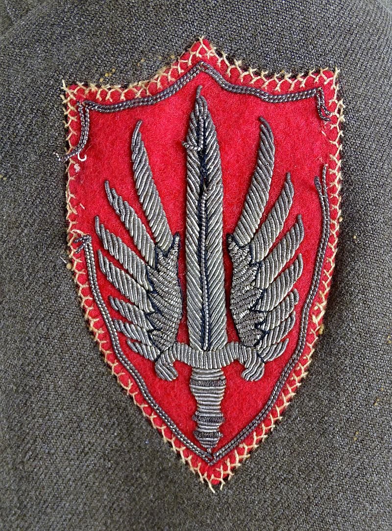 Korean War Aviation Engineers Ike Jacket With Bullion SCARFWAF Patch — image 4