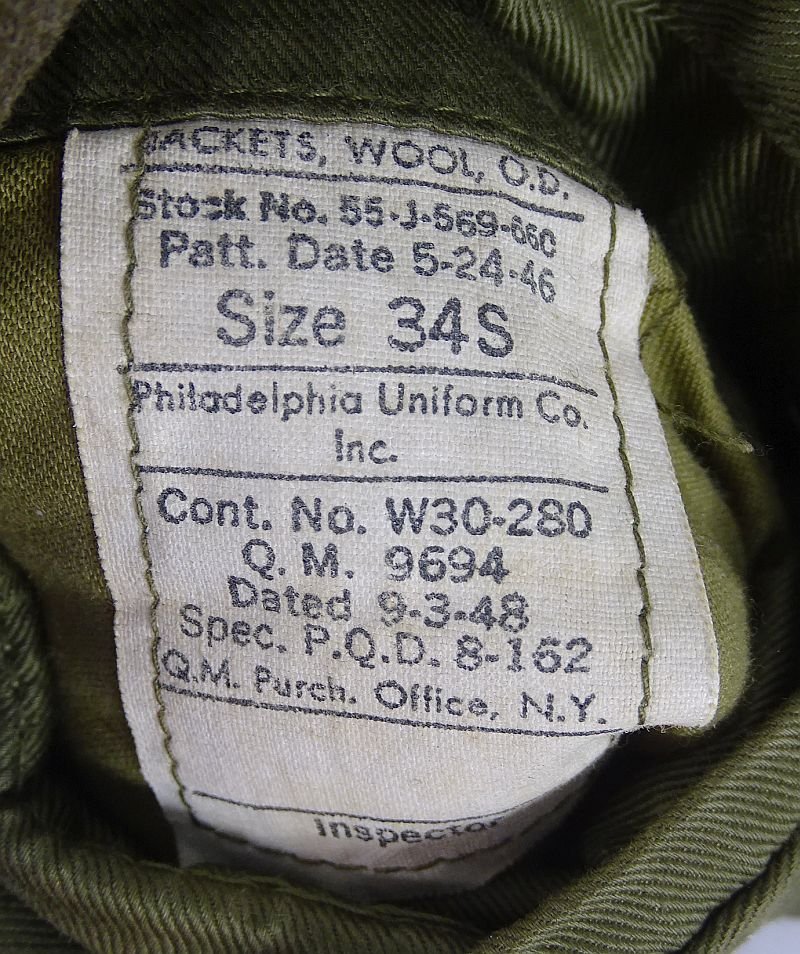 Korean War Aviation Engineers Ike Jacket With Bullion SCARFWAF Patch — image 8