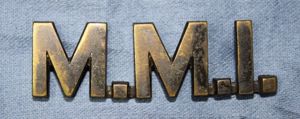 WWI MMI Officer's Collar Insignia