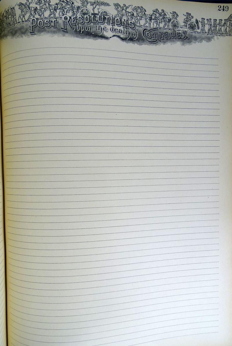 Large GAR Pennsylvania Levi Moss Post No. 313 Personal War Sketches Volume — image 5