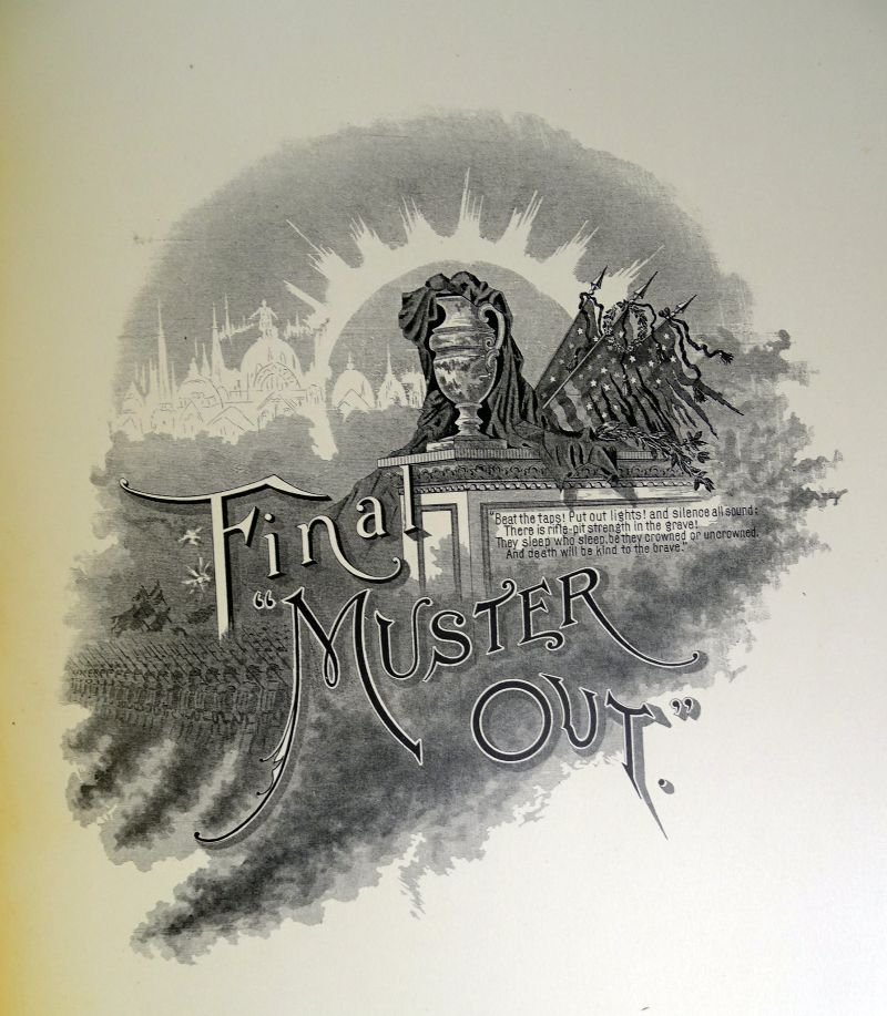 Large GAR Pennsylvania Levi Moss Post No. 313 Personal War Sketches Volume — image 6