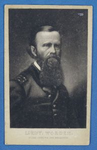 CDV Engraving of U.S.S. Monitor Commander Lieutenant John Worden