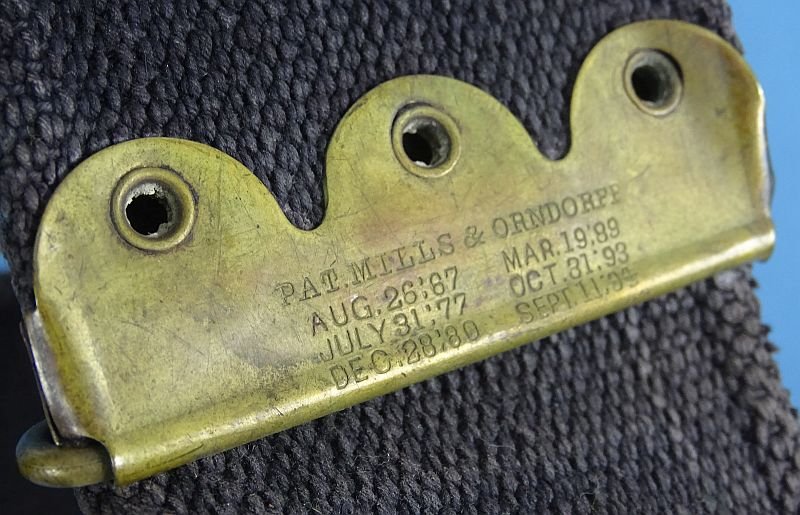 1887 Ohio National Guard Blue Canvas Cartridge Belt — image 5