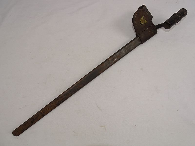 Federal Model 1855 Socket Bayonet With Model 1873 'US' Swivel Hanger Scabbard — image 2
