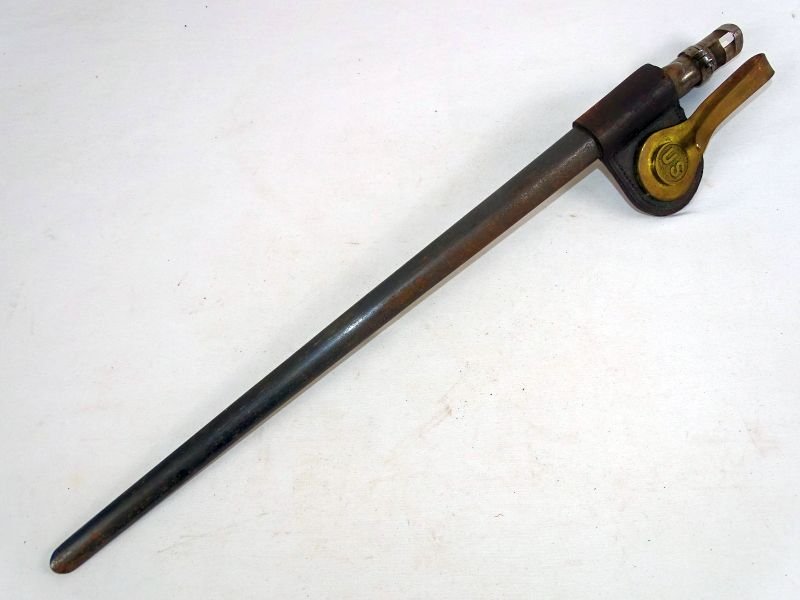 Federal Model 1855 Socket Bayonet With Model 1873 'US' Swivel Hanger Scabbard