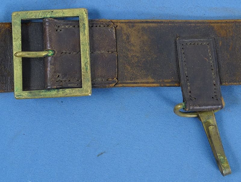 Rare Model 1882 Rock Island Arsenal U.S. Army Cavalry 'Sherman Belt' with Anson Mills Cartridge Pouch — image 2