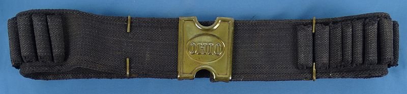 Model 1886 Ohio National Guard Cartridge Mills Belt — image 2