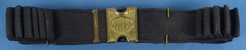 1886 Ohio National Guard Mills 100 Round Double Loop Cartridge Belt — image 2