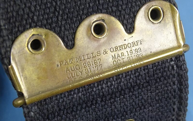 1886 Ohio National Guard Mills 100 Round Double Loop Cartridge Belt — image 4