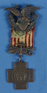 Numbered United Spanish War Veterans Member Badge