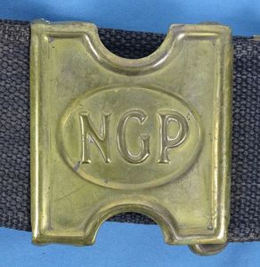 1886 Pennsylvania National Guard Anson Mills Cartridge Belt