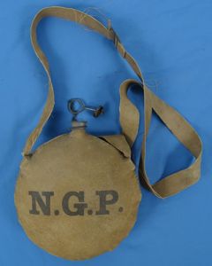 Model 1874 Pennsylvania National Guard Canteen With Chambers Buckle Sling