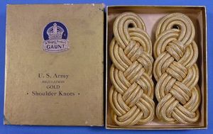 Model 1902 Army Officer Dress Shoulder Knots by Gaunt
