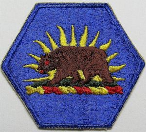 California State Guard Patch