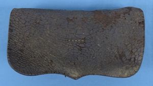 Early 1800's Cartridge Box With Tin Tubes