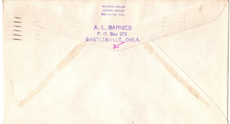 1944 Hand Painted Cover 'You Birds Follow Me' — image 2