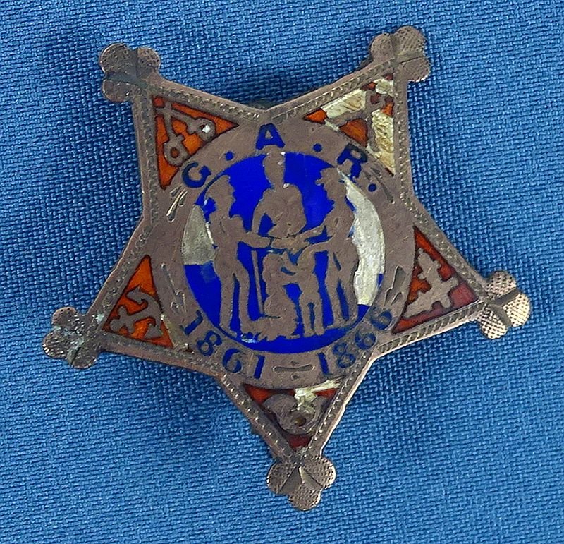 GAR Member Enamel Lapel Badge