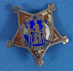 GAR Member Enamel Lapel Badge