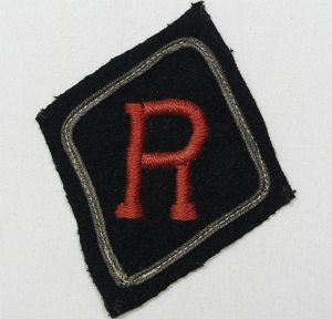 WWI French Made Railhead Regulating Station Patch
