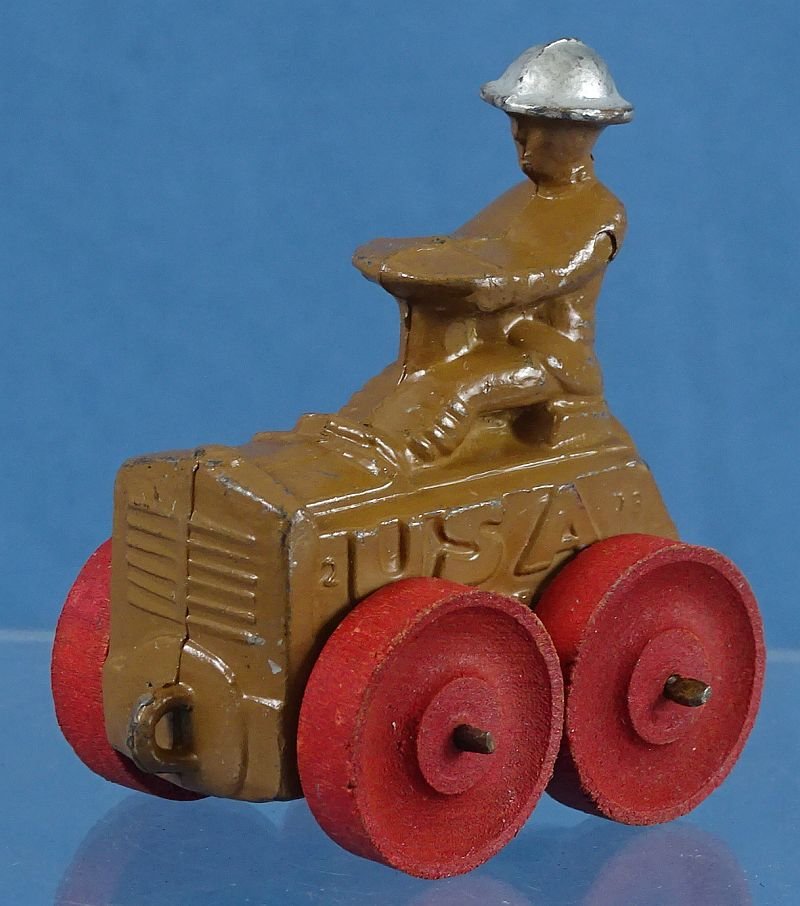 Dime Store Barclay Manoil Army Tractor — image 2