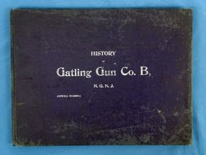 1895 History of Gatling Gun Company 'B' ('Sewell Guards') New …