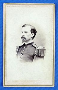 CDV of Union Officer Wearing Dress Epaulettes